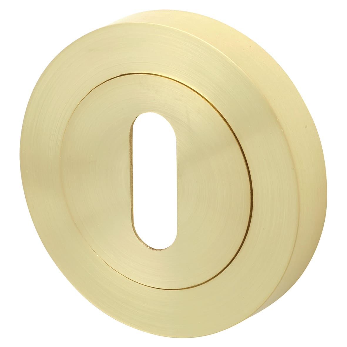 Satin Brass 3 Lever Sashlock Door Handles on Rose Pack - Zara Range - view 5