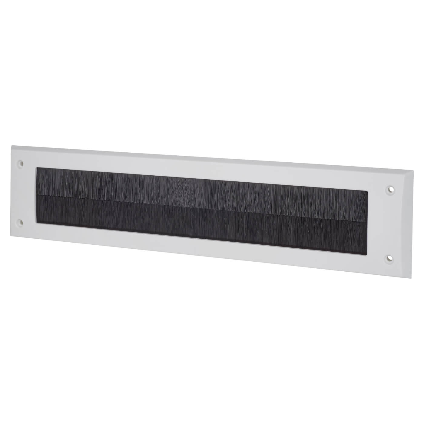 Brush Seal Interior Letter Tidy - 340 x 80mm - White - view 2