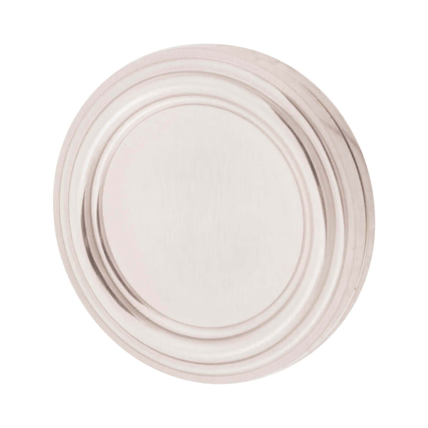 Covered Escutcheon - 42mm Diameter - Keyhole - Satin Nickel - view 2