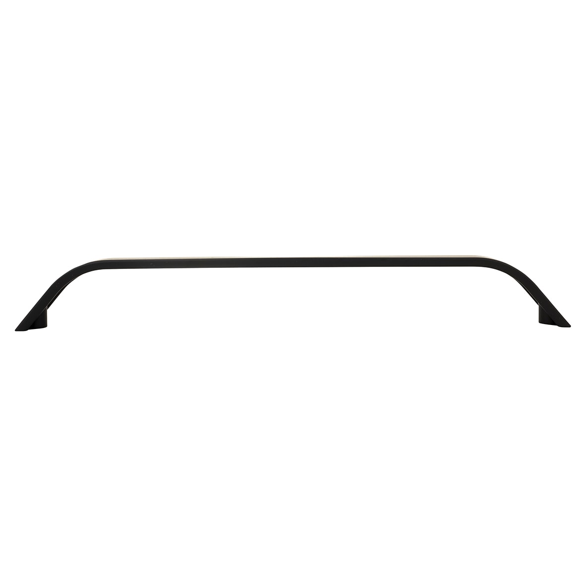 Gemini Bow Cabinet Pull Handle - 192mm Centres - Matt Black - view 2