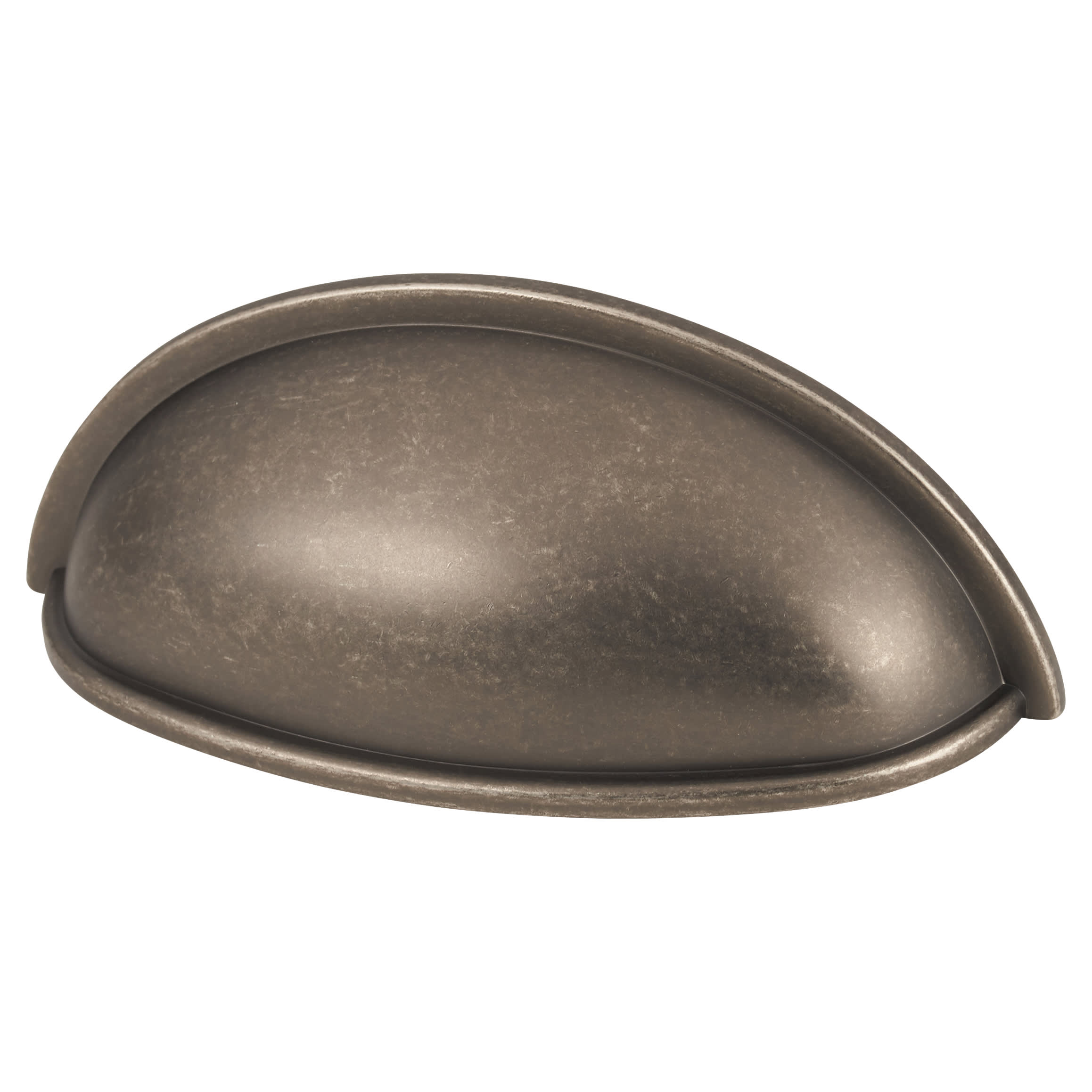 Millard Cabinet Cup Handle - 76mm Centres - Antique Pewter - view 2