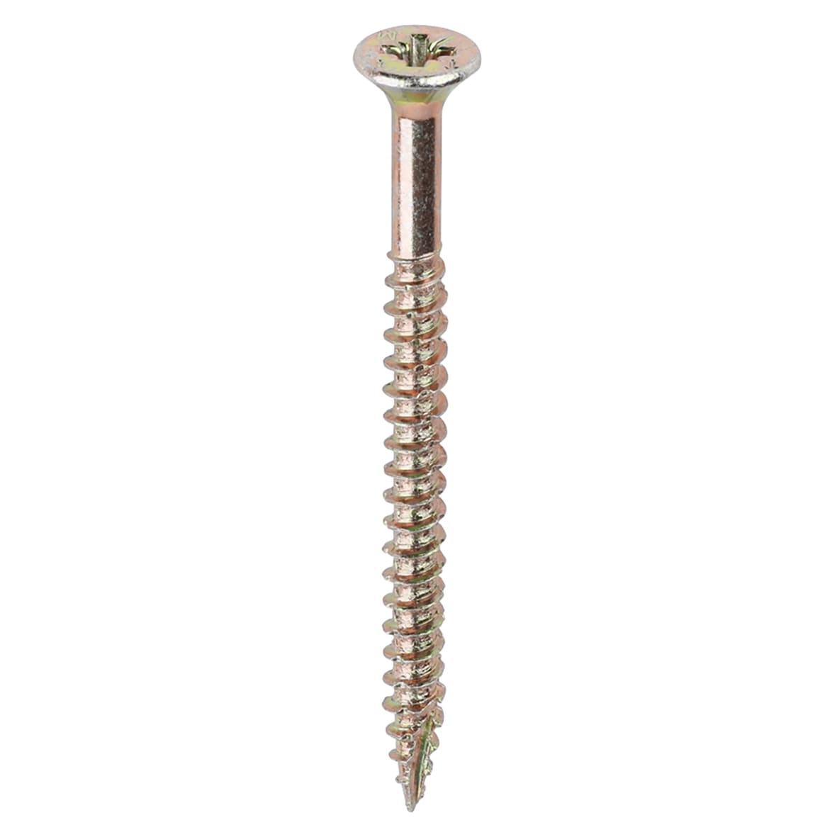 Velocity Pozi Countersunk Wood Screws - 3.0 x 40mm - Yellow Zinc - Pack of 200 - view 2