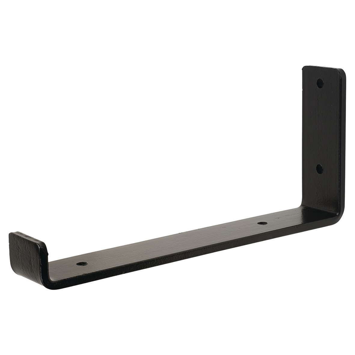 Steel Scaffold Board Shelf Bracket - Type 2 - 245 x 108 x 40mm - Black Powder Coated Iron - view 2