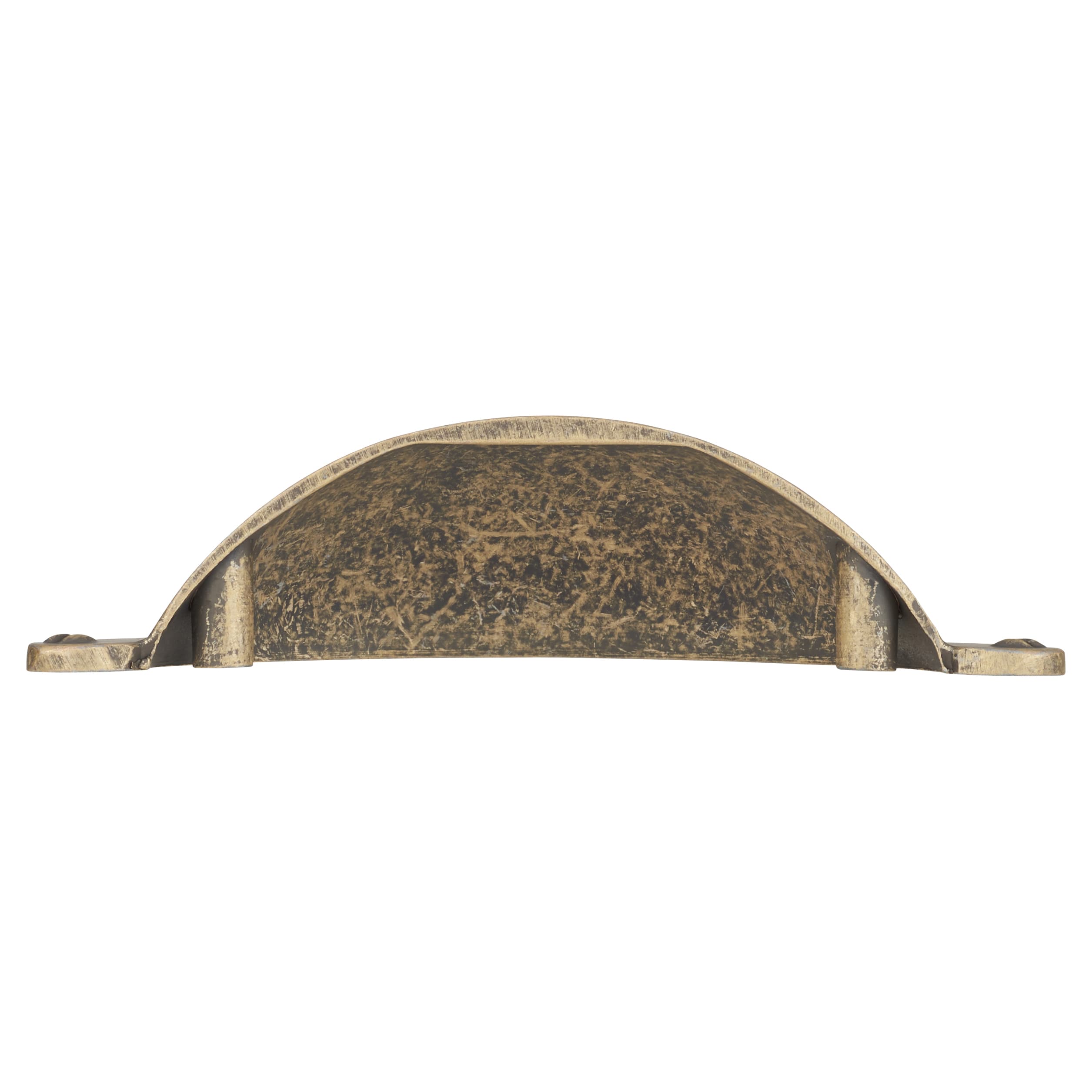 Chest Drawer Cabinet Cup Handle - 64mm Centres - Antique Brass - view 3