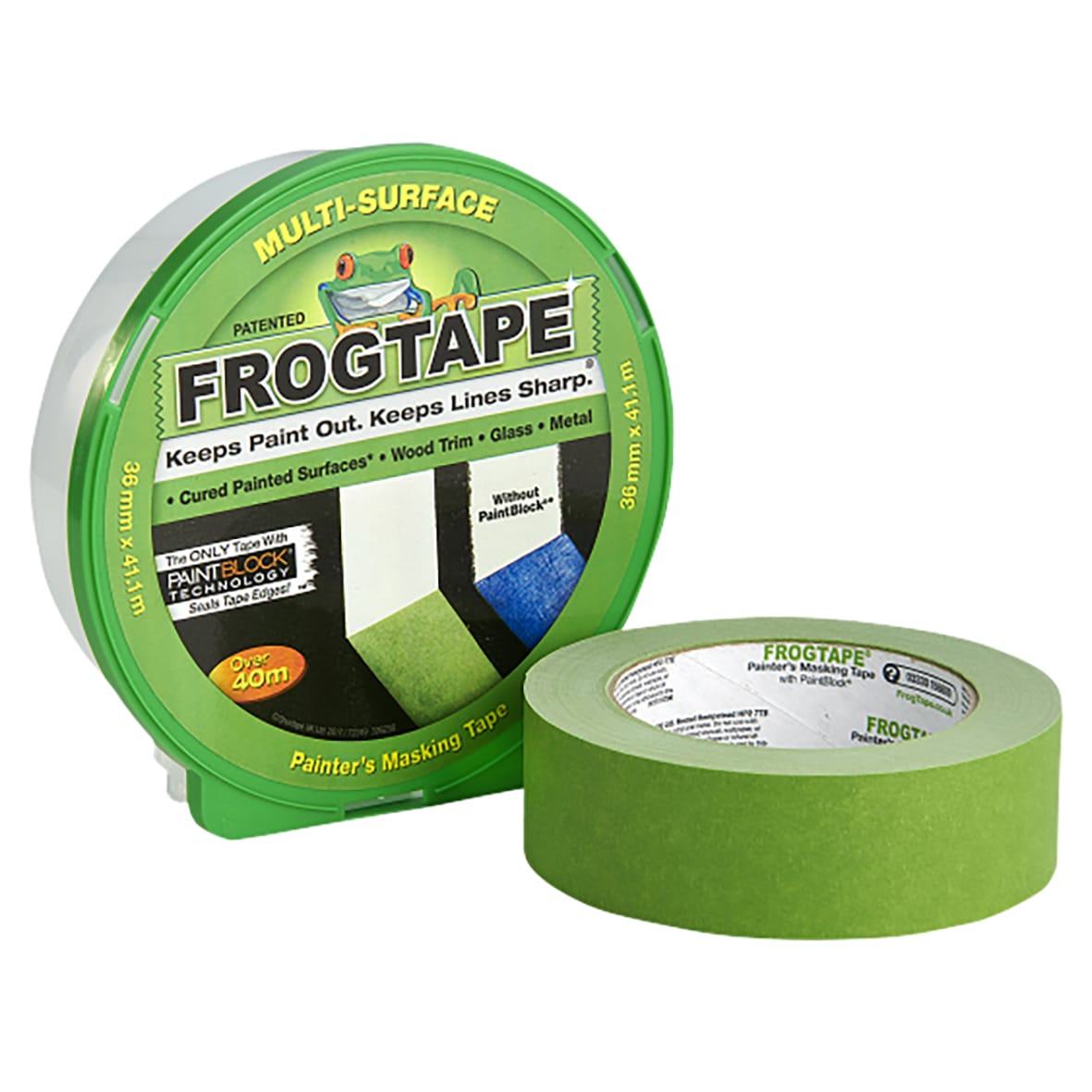 Frog Tape Multi Surface Masking Tape - 36mm x 41.1m - Green - view 3