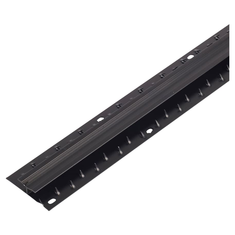 Dual Edge Door Bar Carpet Trim - 900mm Length - Matt Black - view 2