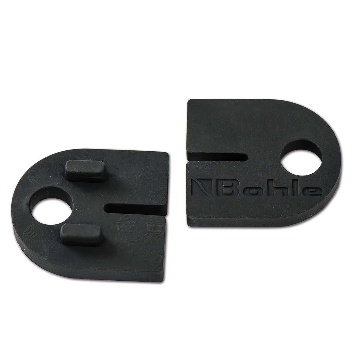 D Shaped Balustrade Clamps & Inserts - 10mm Glass - 63mm x 45mm - Stainless Effect - Pack of 4 - view 3
