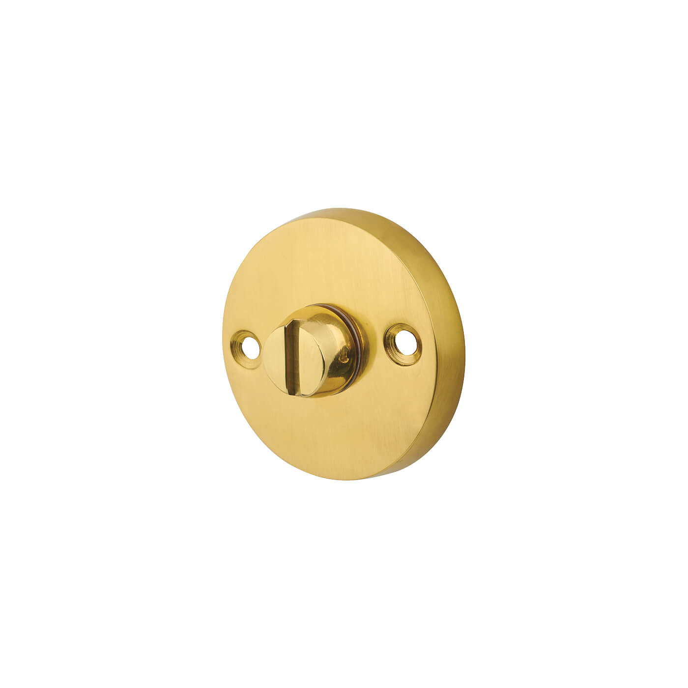 Victorian Pattern Turn Knob & Release - Polished Brass - view 3