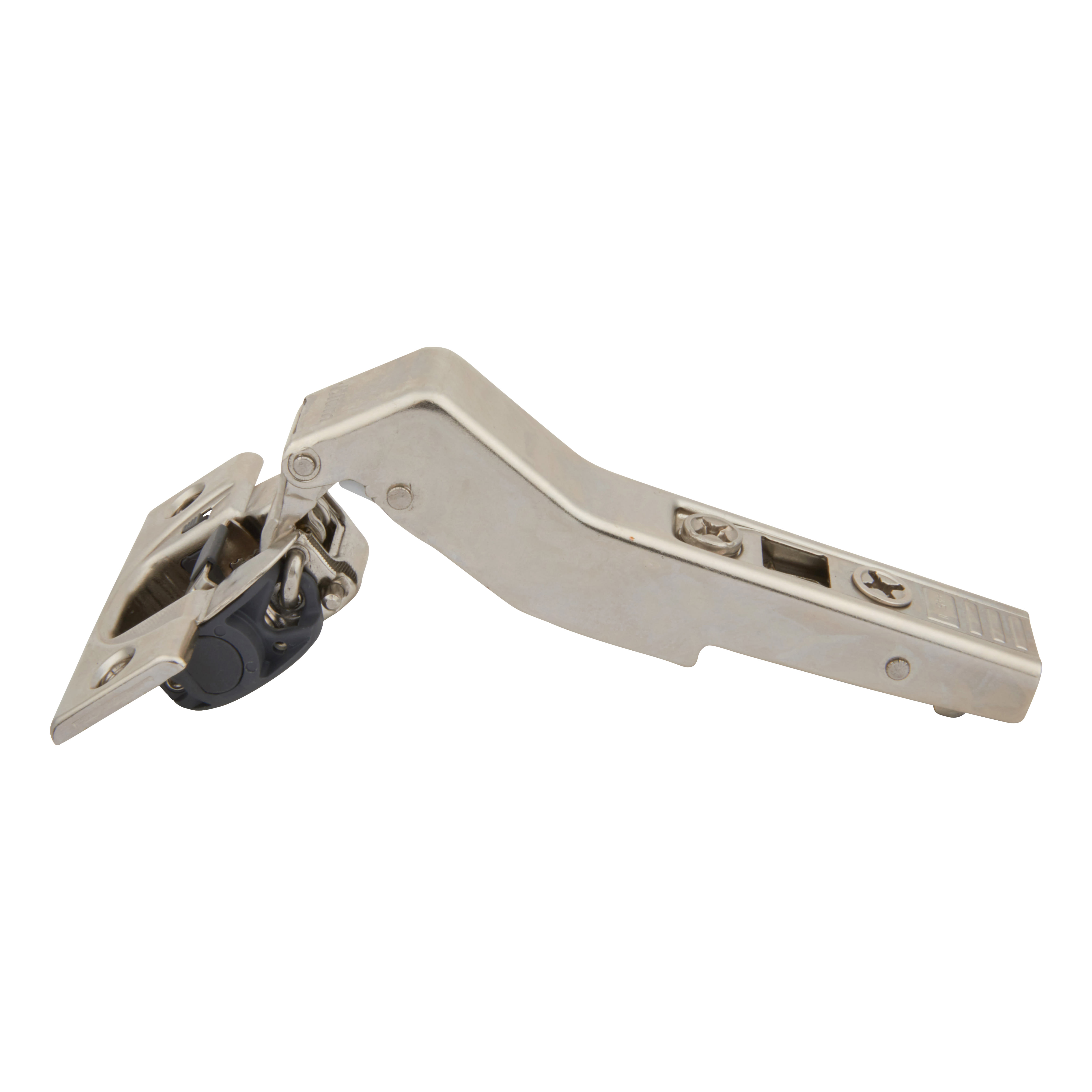 CLIP Top Soft Close Cabinet Hinge - +45° - Overlay - Zinc Plated - Pair - view 3