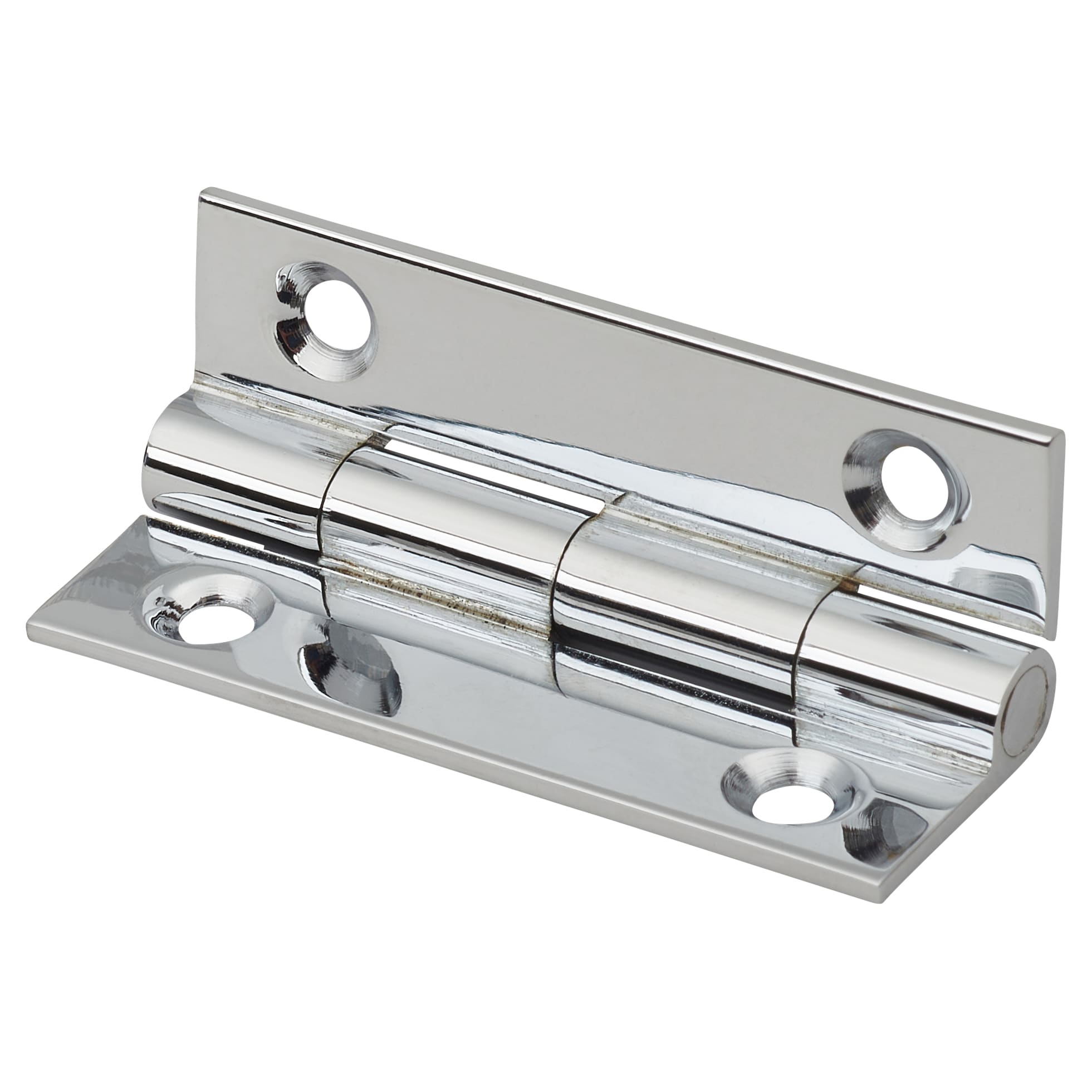 Solid Drawn Butt Cabinet Hinge - 38 x 22 x 1.45mm - Polished Chrome - Pair - view 3