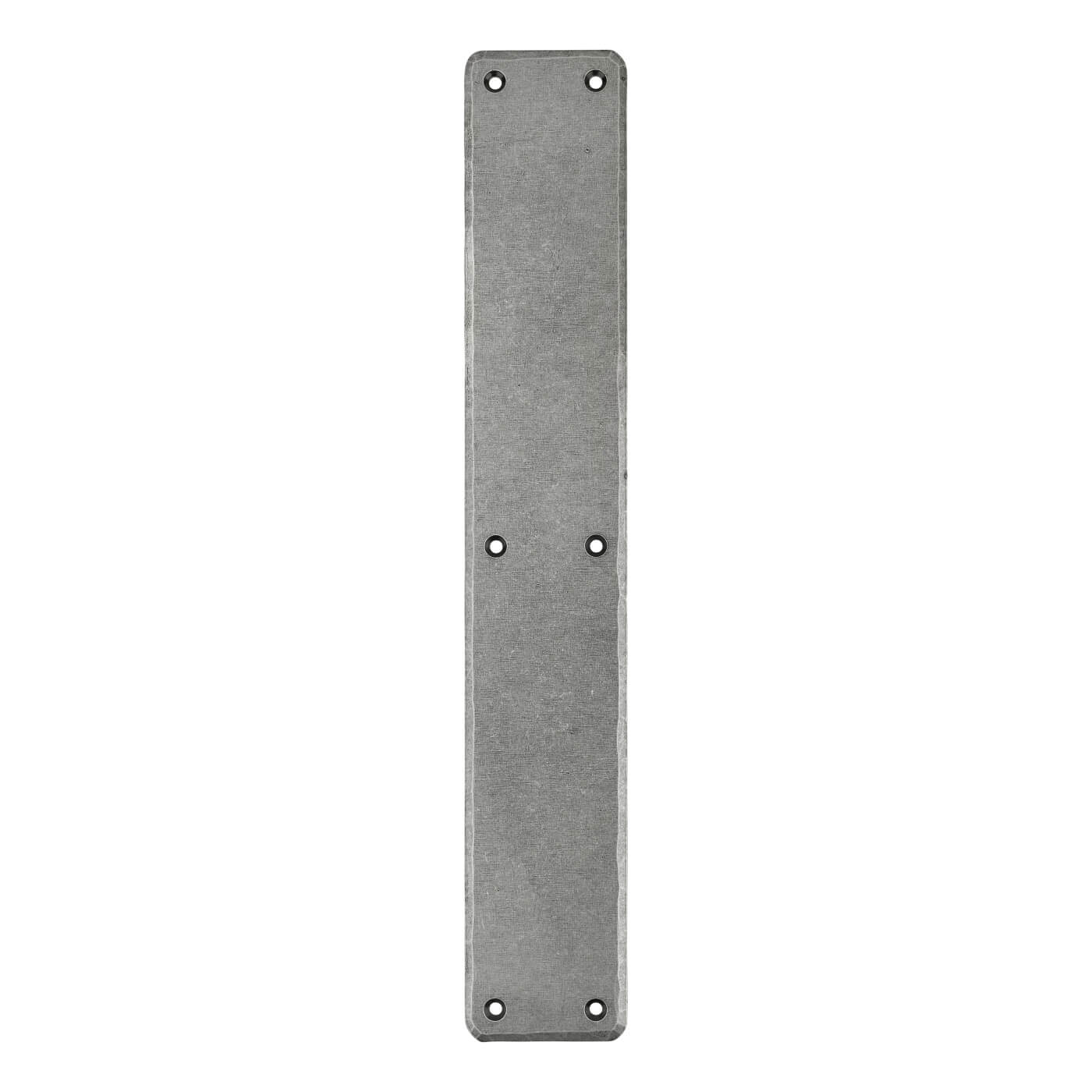 Steel Plain Finger Plate - 400 x 66 x 5mm - Pewter - view 2