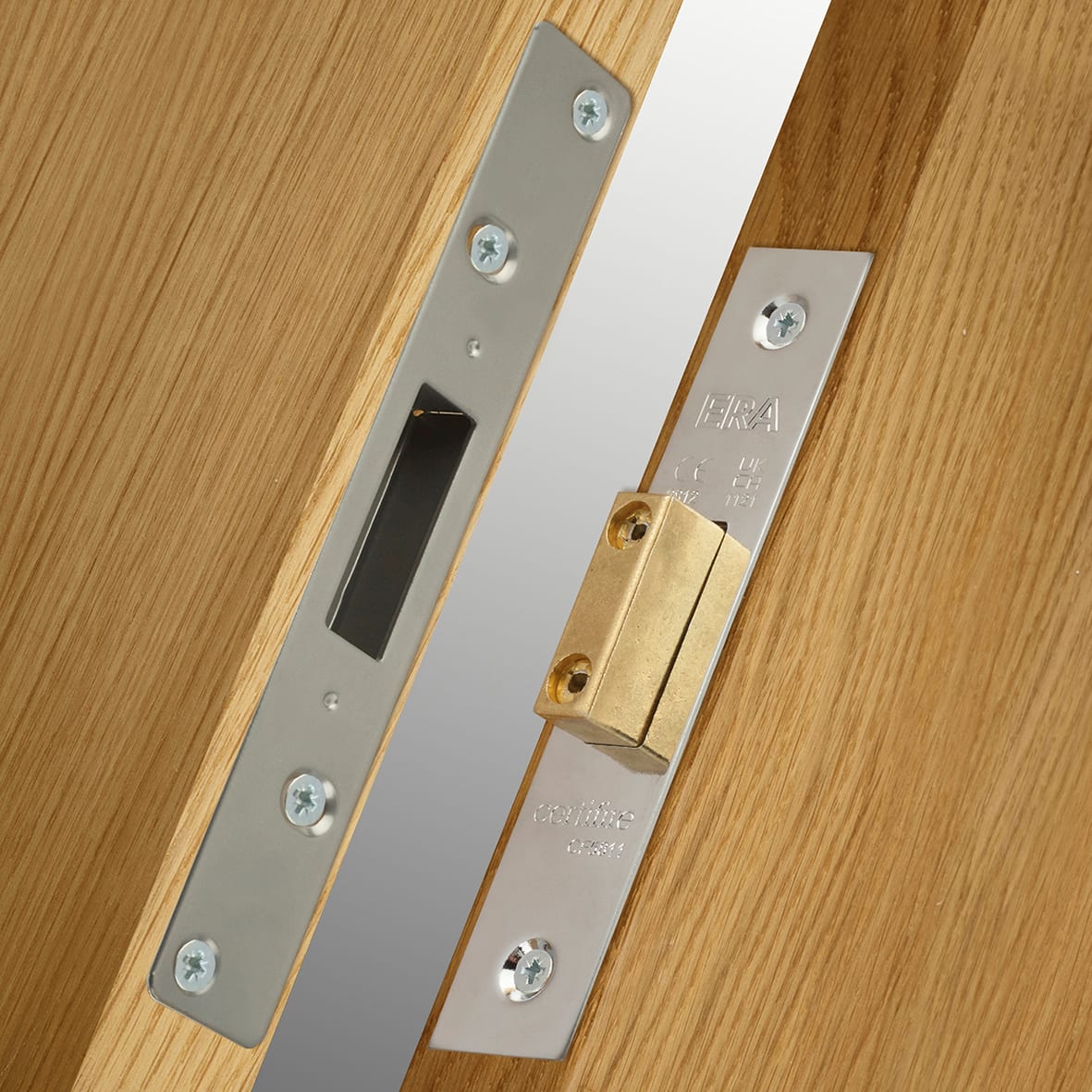 Viscount 5 Lever Deadlock - 76mm Case - 56mm Backset - Satin Chrome - view 4