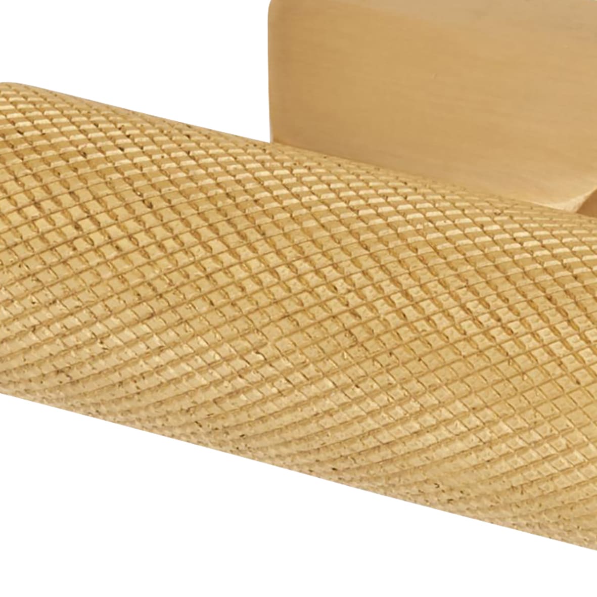 Rectangular Knurled Door Knocker - Satin Brass - 145 x 100mm - view 4