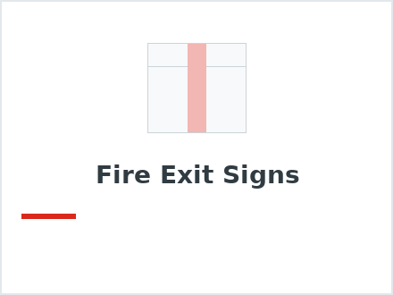 Fire Exit Signs