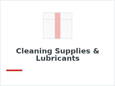 Cleaning Supplies & Lubricants