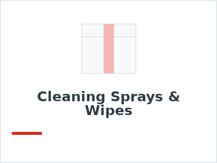 Cleaning Sprays & Wipes