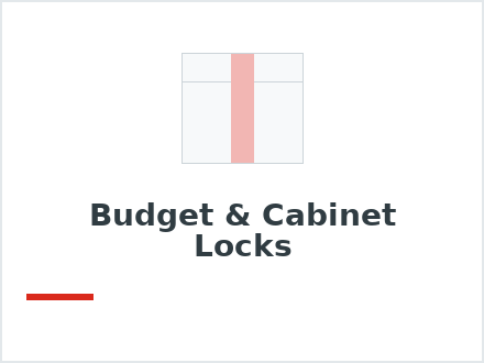 Budget & Cabinet Locks
