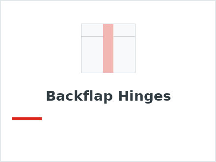 Backflap Hinges