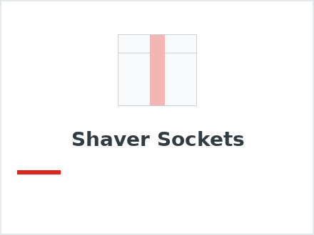 Shaver Sockets
