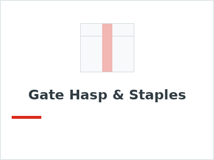 Gate Hasp & Staples