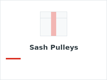 Sash Pulleys