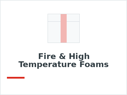 Fire & High Temperature Foams