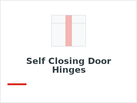 Self Closing Door Hinges