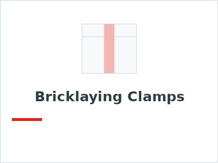 Bricklaying Clamps