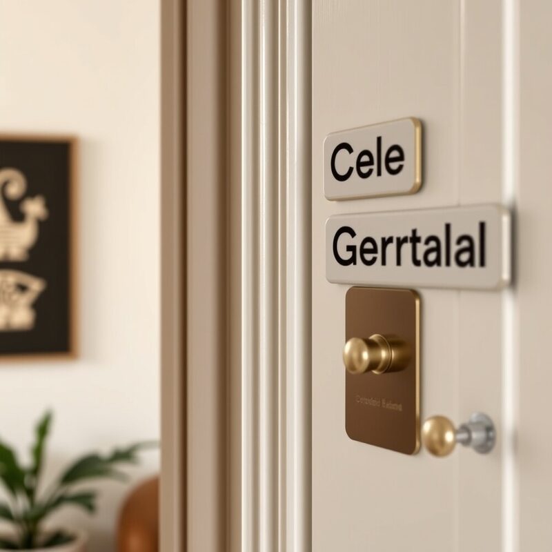 Toilet & General Door Signs