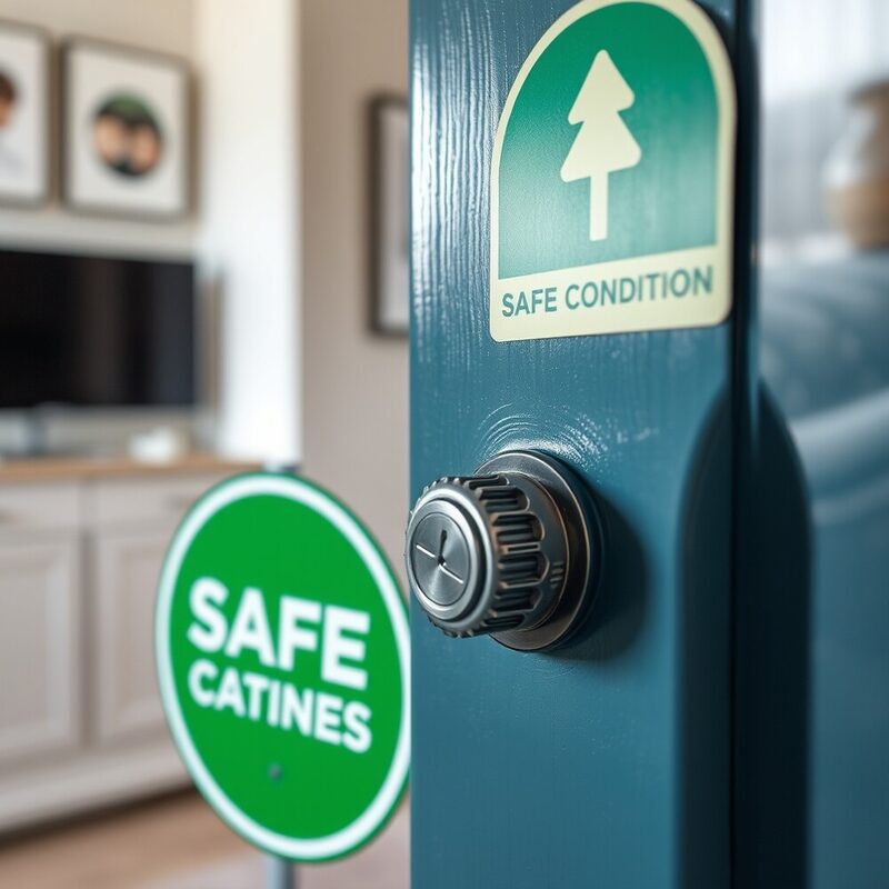 Green Safe Condition Signs