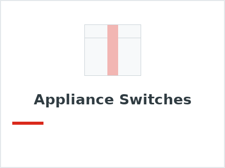 Appliance Switches
