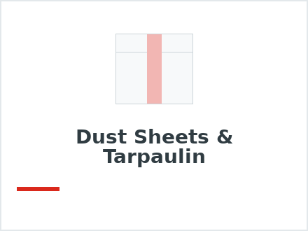 Dust Sheets & Tarpaulin