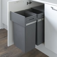 Waste Boss Duo PO 400 Bin 2x32L Antique