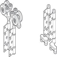 HafeleFld 100 End Hanger Meet Set GSS