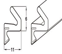 HafeleFld 100U Frm PerimeterSeal 15m Brw