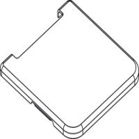 Tiomos Flap Hinge Cover Cap Steel Night/Antique
