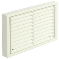 Manrose 100mm Fix Lovr Grille Rnd Brw