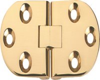 Counterflap Hinge 75x34mm Brass Polished Brass