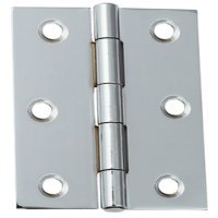 1838 Butt Hinge 75x49mm Steel Bright Zinc Plated