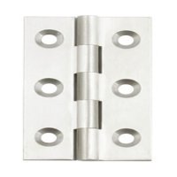 Broad Style Hinge 51x29mm Brass Self