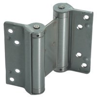 Spring Hinge Dbl Act 100x75mm Steel Silver