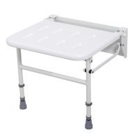 Nyma Care/Pro Fld Shwr Seat+Legs Wht