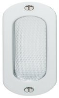 FSB Flush Pull Handle Rnd 120x40mm Aluminium Silver