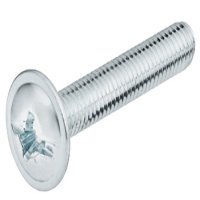Handle Screw Flat/Combi M4x25mm Steel Glv
