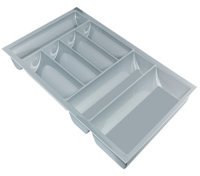 Cutlery Ins 100/60 1000mm HG Plastic Silver/Grey