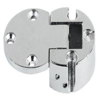 90D Plano Medical Flap Hinge Zinc Alloy/Brs NP