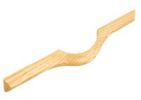 Eros Pull Handle Oak Lacq 192/512mm Fixing Centres
