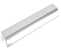 Calavon Trim Handle Aluminium Polished Chrome 128mm Fixing Centres