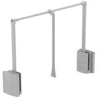 2004 WithRobe Pull Rail 440-610mm Aluminium/Grey