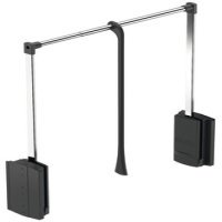 2004 WithRobe Pull Rail 770-1200mm Black/Chrome